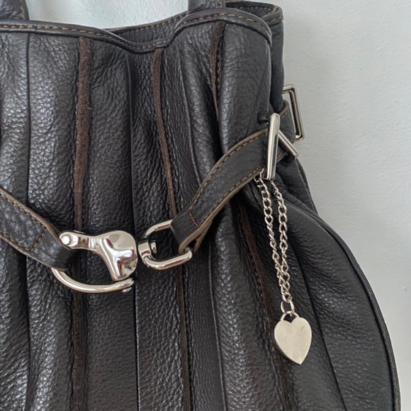 small brown leather bag - Picture 2 of 3